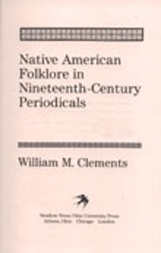 Native American Folklore in Nineteenth-Century Periodicals