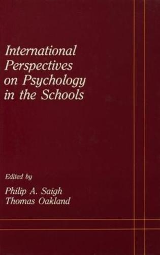 International Perspectives on Psychology in the Schools