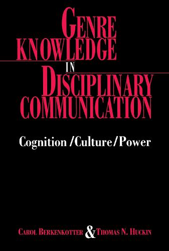 Genre Knowledge in Disciplinary Communication