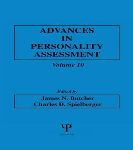 Advances in Personality Assessment