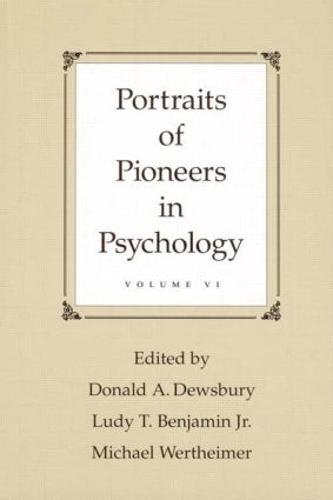 Portraits of Pioneers in Psychology