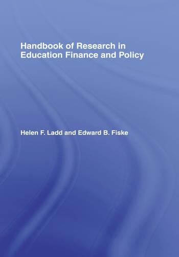 Handbook of Research in Education Finance and Policy