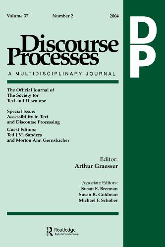 Accessibility in Text and Discourse Processing