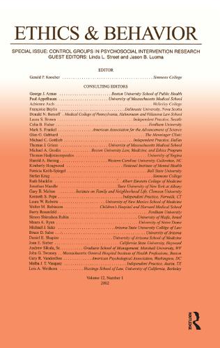 Control Groups in Psychosocial intervention Research