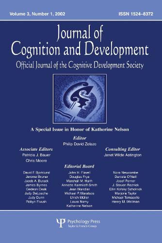 A Special Issue in Honor of Katherine Nelson