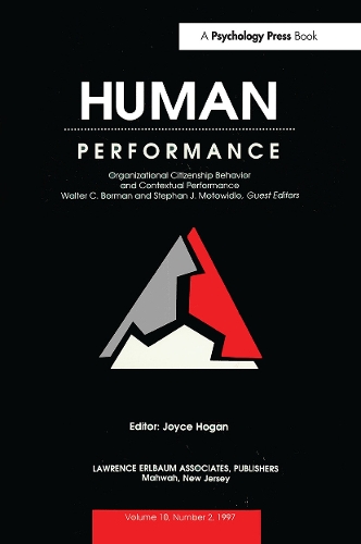 Organizational Citizenship Behavior and Contextual Performance