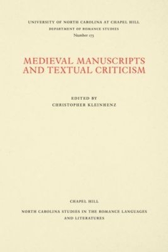 Medieval Manuscripts and Textual Criticism