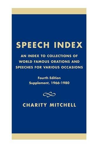 Speech Index