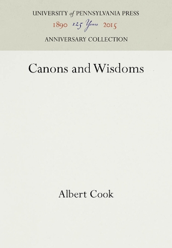 Canons and Wisdoms