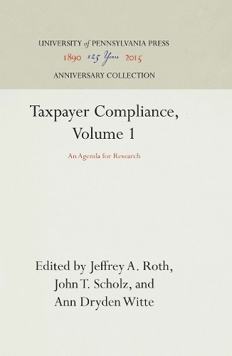 Taxpayer Compliance, Volume 1
