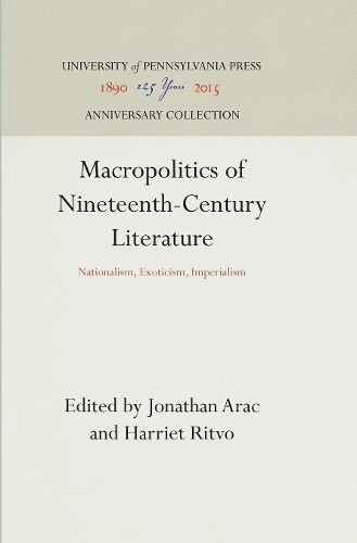 Macropolitics of Nineteenth-Century Literature