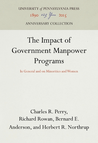 The Impact of Government Manpower Programs