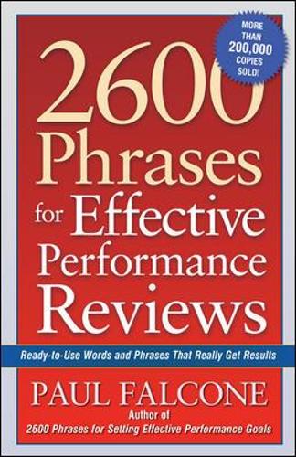 2600 Phrases for Effective Performance Reviews