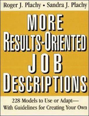 More Results- Orientated Job Descriptions 226 Models