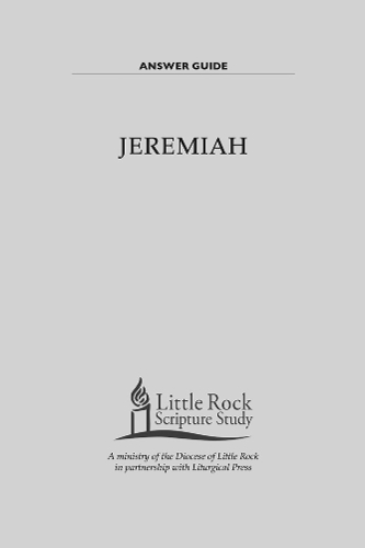 Jeremiah - Answer Guide
