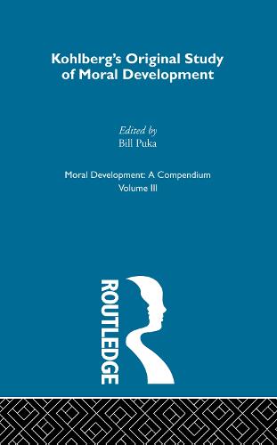 Kohlberg's Orginal Study of Moral Development
