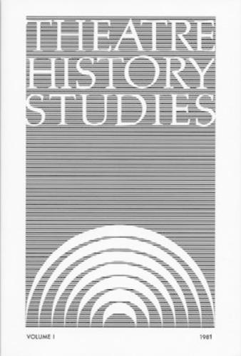 Theatre History Studies 1981