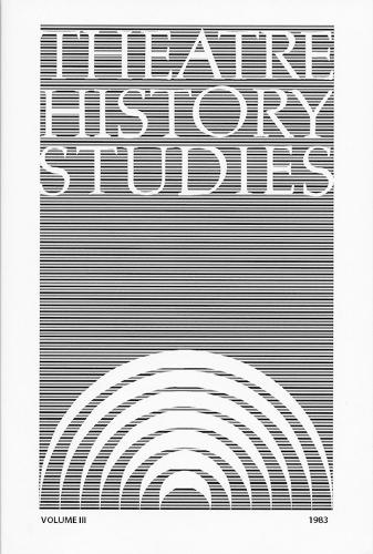 Theatre History Studies 1983, Vol. 3