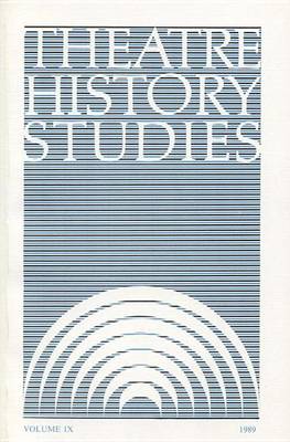 Theatre History Studies 1989