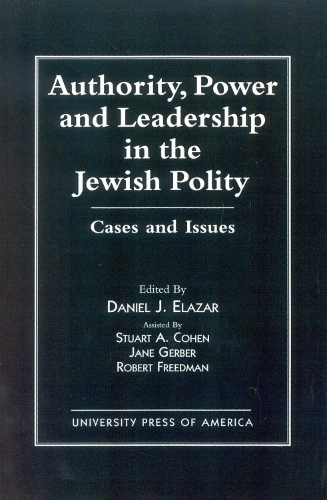 Authority, Power, and Leadership in the Jewish Community