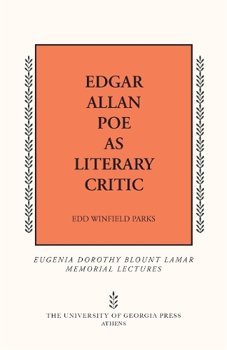 Edgar Allan Poe As Literary Critic