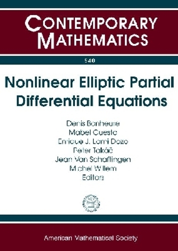 Nonlinear Elliptic Partial Differential Equations