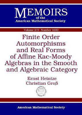 Finite Order Automorphisms and Real Forms of Affine Kac-Moody Algebras in the Smooth and Algebraic Category