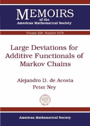 Large Deviations for Additive Functionals of Markov Chains
