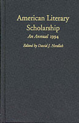 American Literary Scholarship, 1994