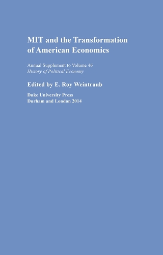 MIT and the Transformation of American Economics