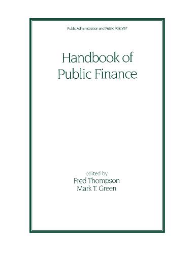 Handbook of Public Finance