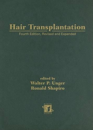 Hair Transplantation, Fourth Edition