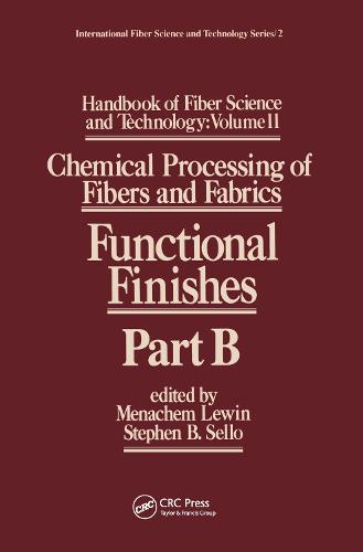 Handbook of Fiber Science and Technology Volume 2
