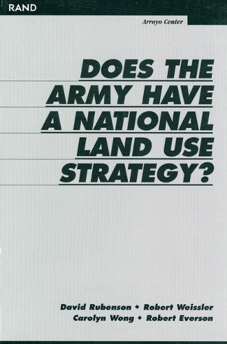 Does the Army Have a National Land Strategy?