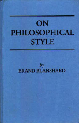 On Philosophical Style