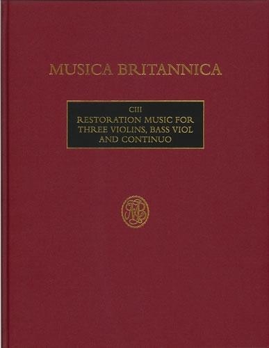 Restoration Music for Three Violins, Bass Viol and Continuo