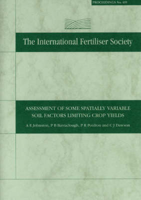 Assessment of Some Spatially Variable Soil Factors Limiting Crop Yields