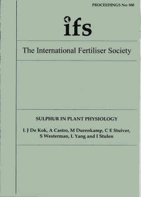 Sulphur in Plant Physiology