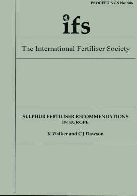 Sulphur Fertiliser Recommendations in Europe
