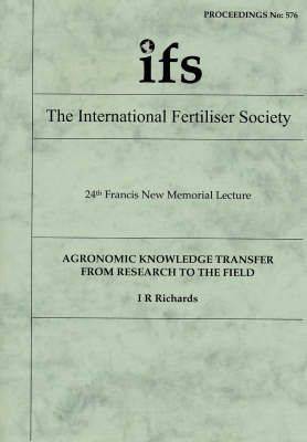 Agronomic Knowledge Transfer from Research to the Field