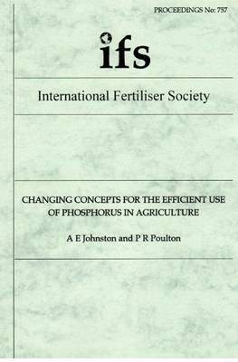 Changing Concepts for the Efficient Use of Phosphorus in Agriculture