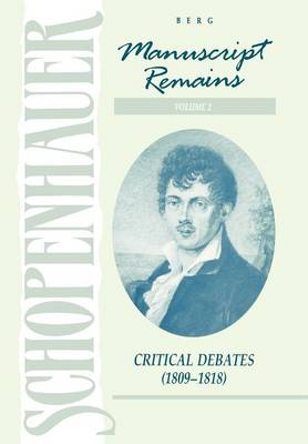 Schopenhauer: Manuscript Remains (V2)