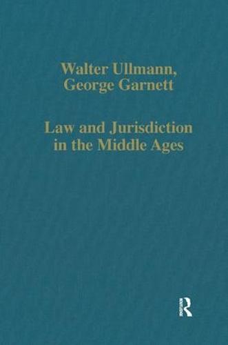 Law and Jurisdiction in the Middle Ages