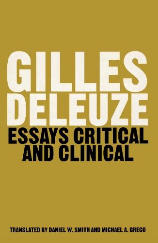 Essays Critical and Clinical