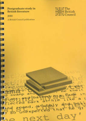 Postgraduate Study in British Literature
