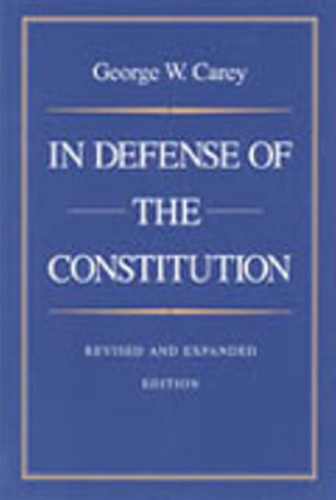 In Defense of the Constitution, 2nd Edition