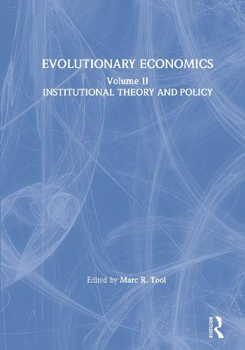 Evolutionary Economics: v. 2