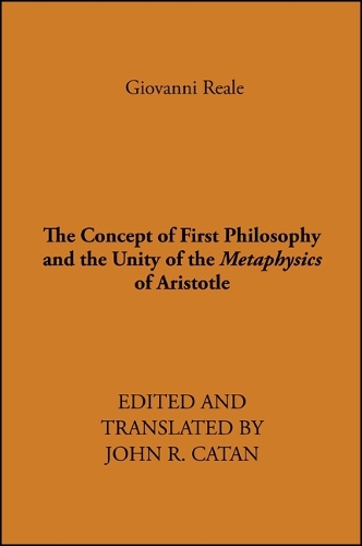 The Concept of First Philosophy and the Unity of the Metaphysics of Aristotle