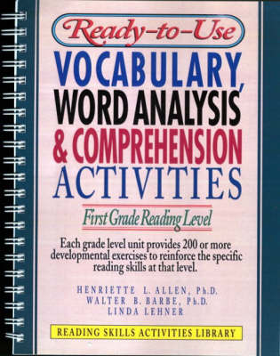 Ready-to-Use Vocabulary, Word Analysis & Comprehension Activities