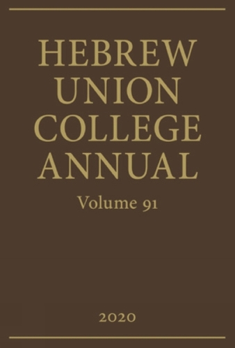 Hebrew Union College Annual Volume 91